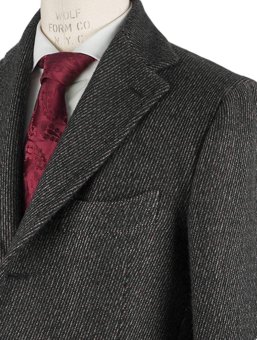 Cesare Attolini Multicolor Wool Cashmere Overcoat