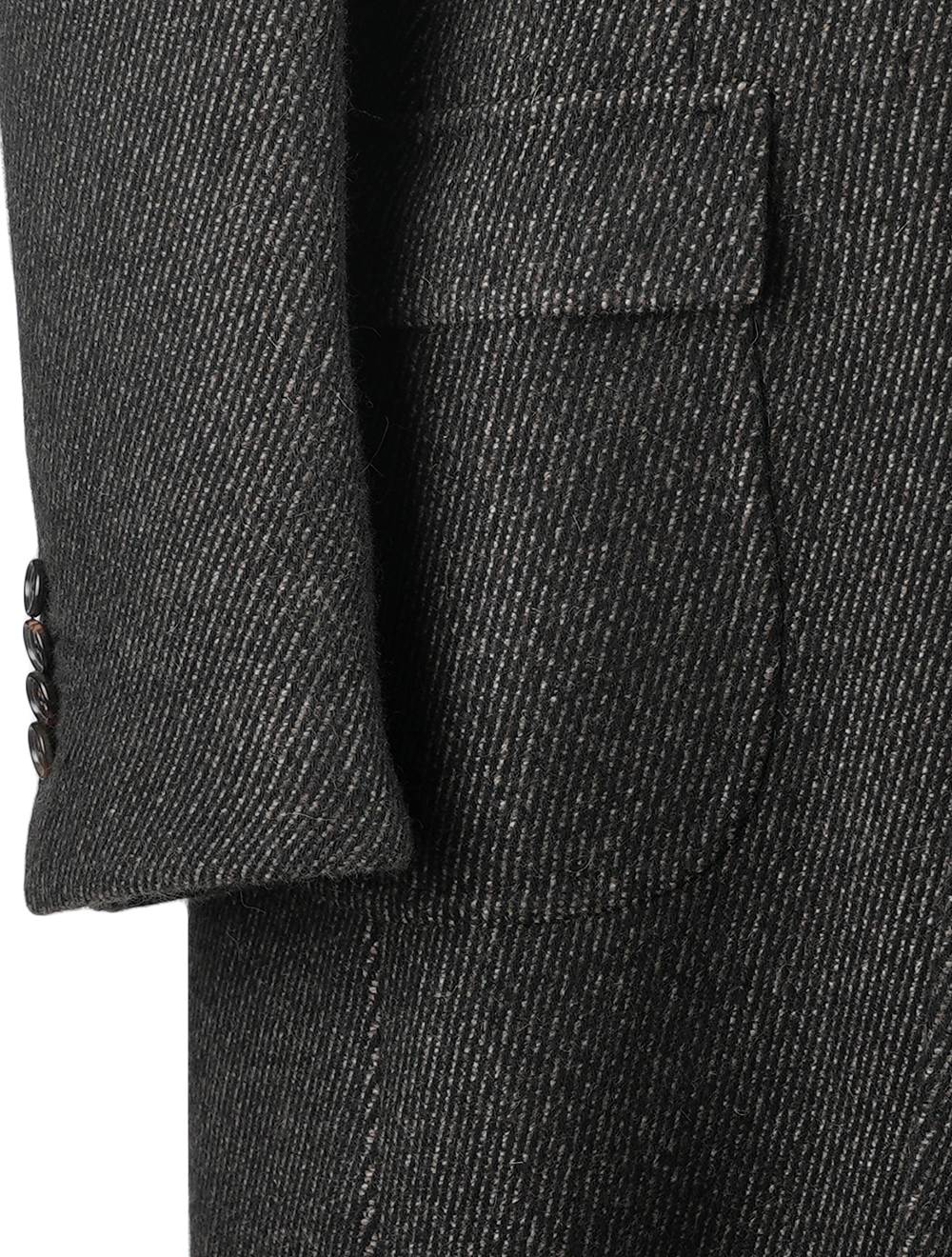 Cesare Attolini Multicolor Wool Cashmere Overcoat