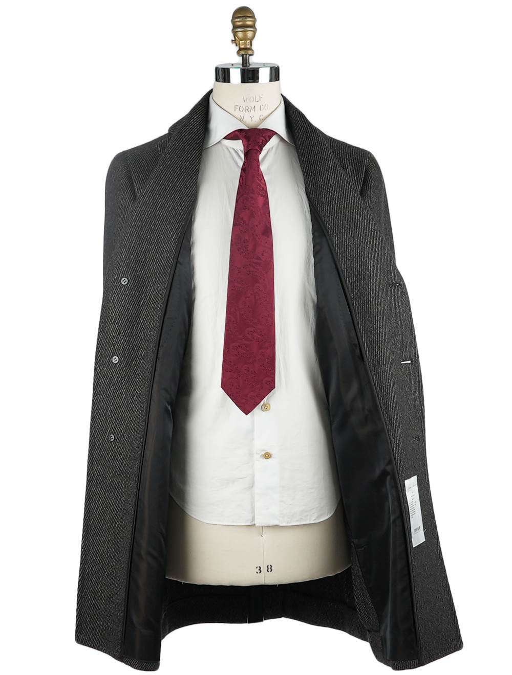 Cesare Attolini Multicolor Wool Cashmere Overcoat