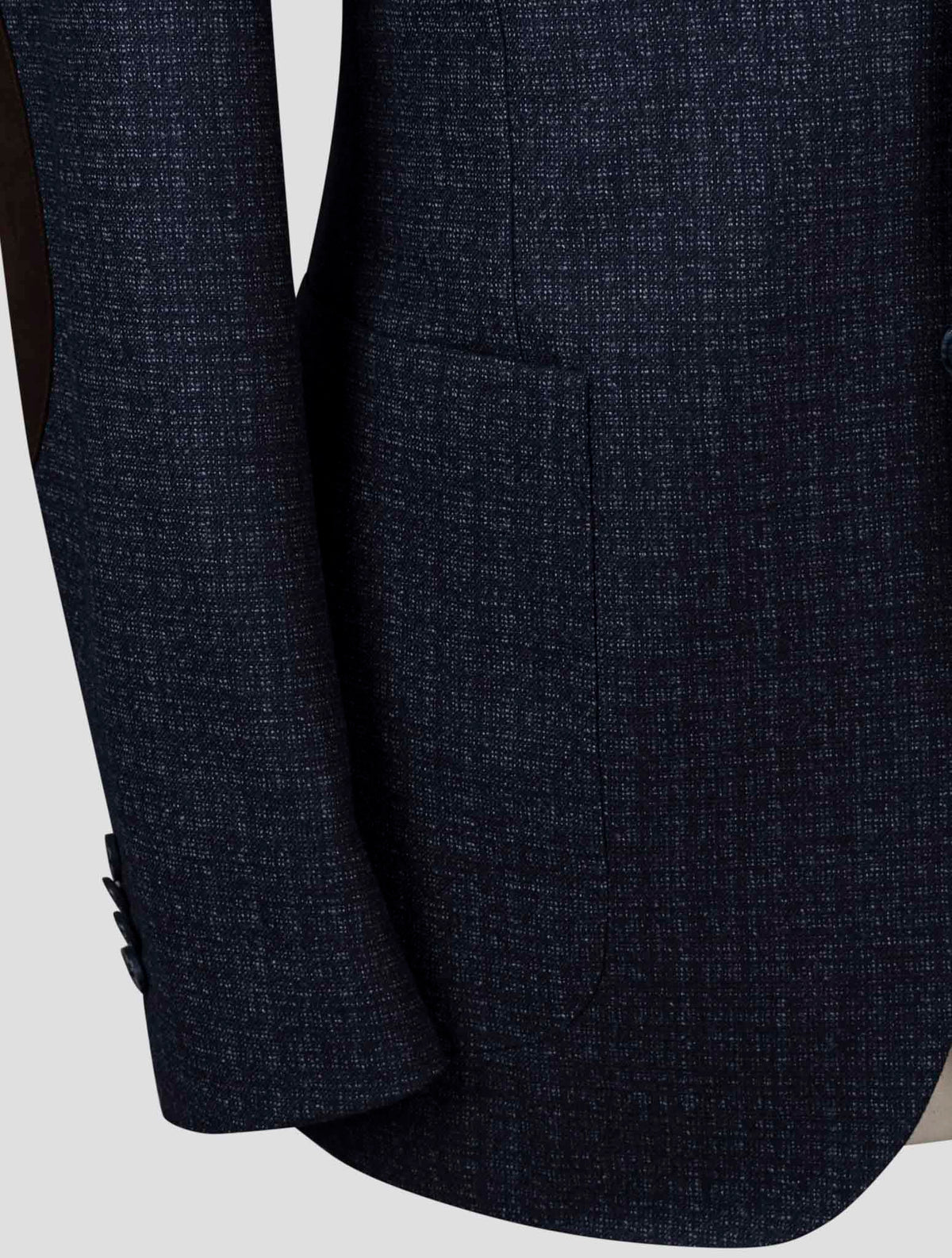 Isaia Blue Virgin Wool Blazer