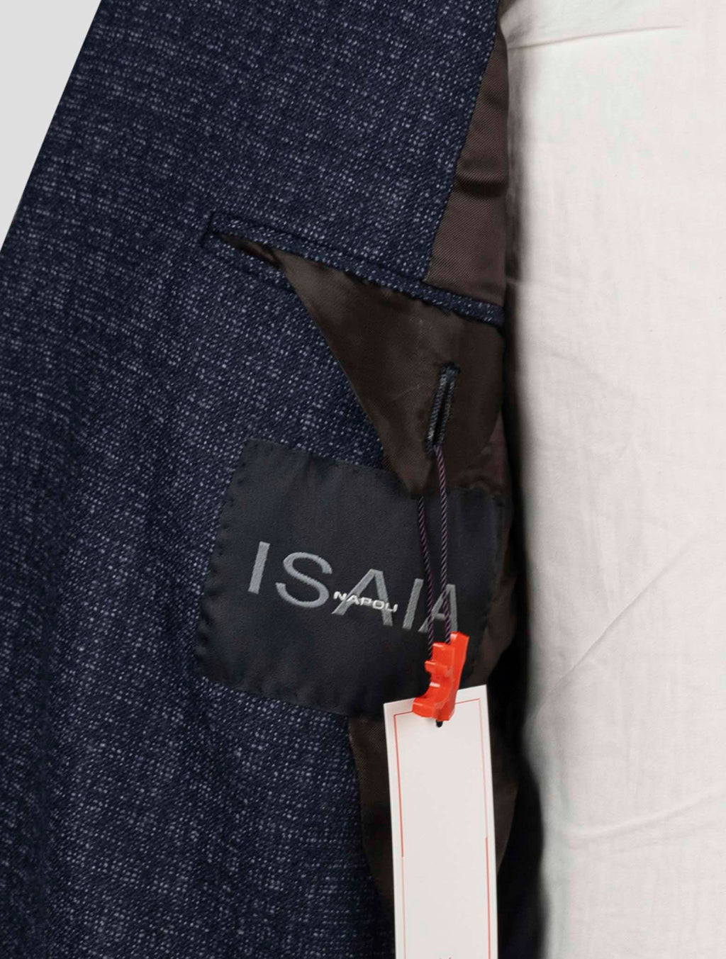 Isaia Blue Virgin Wool Blazer