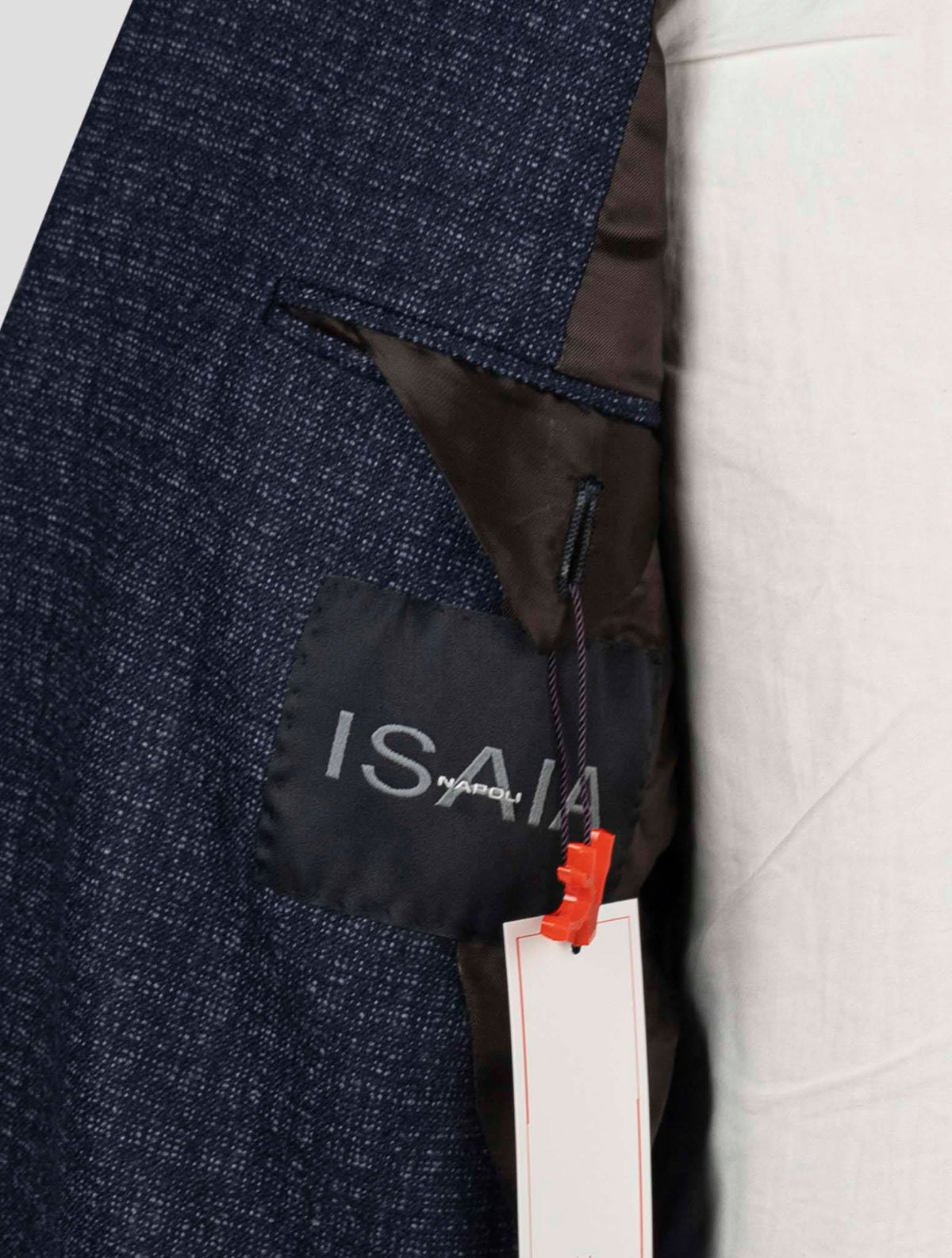 Isaia Blue Virgin Wool Blazer
