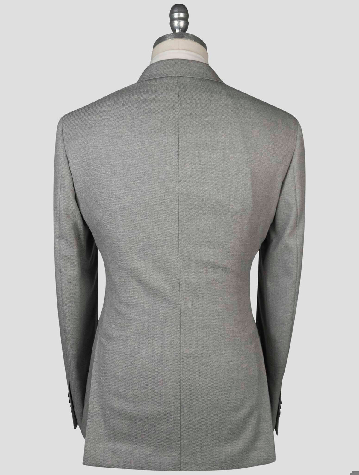 Isaia Gray Virgin Wool Ea Blazer
