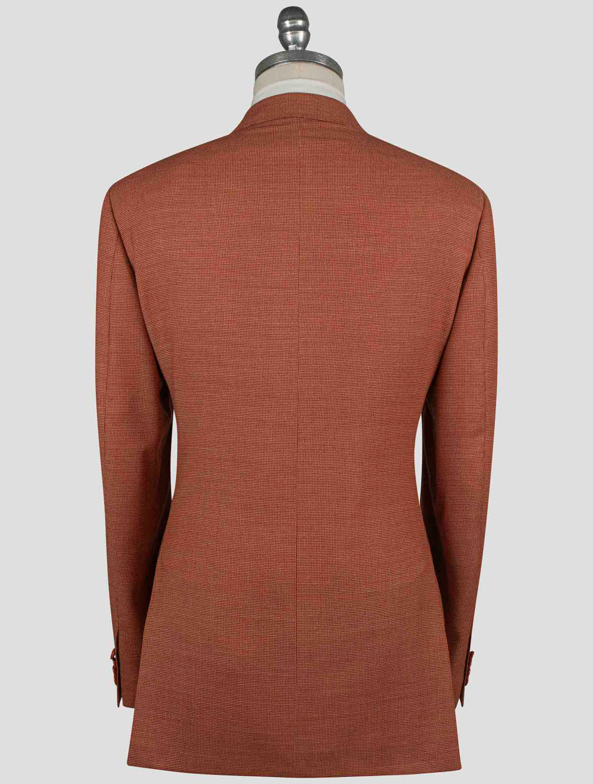 Isaia Orange Wool Blazer