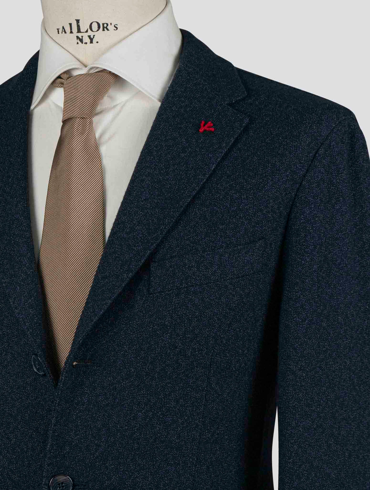 Isaia Blue Wool Blazer