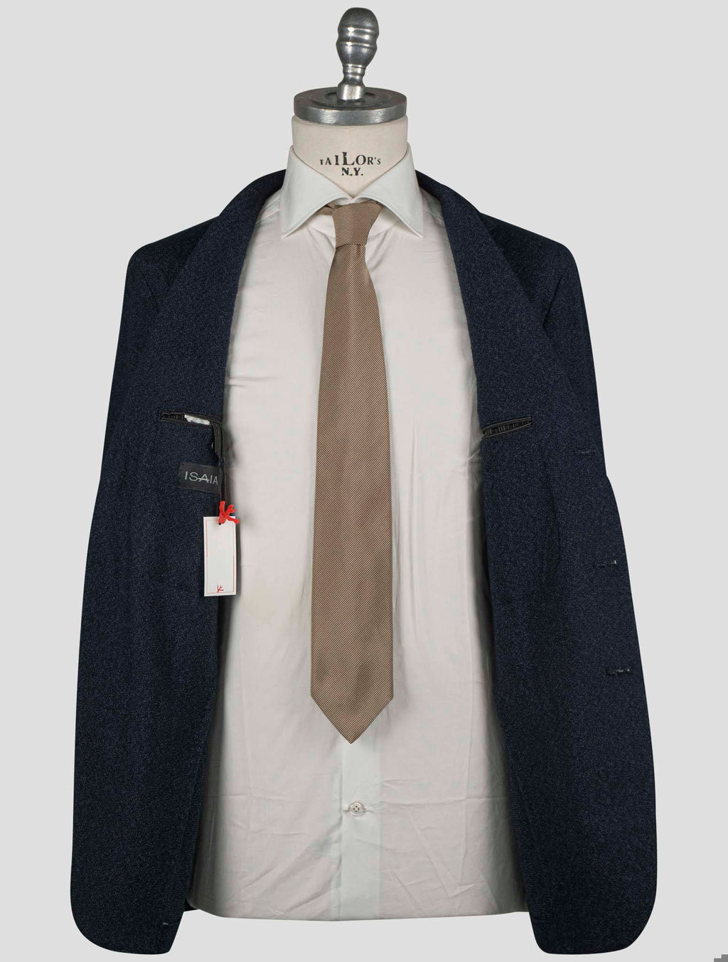 Isaia Blue Wool Blazer