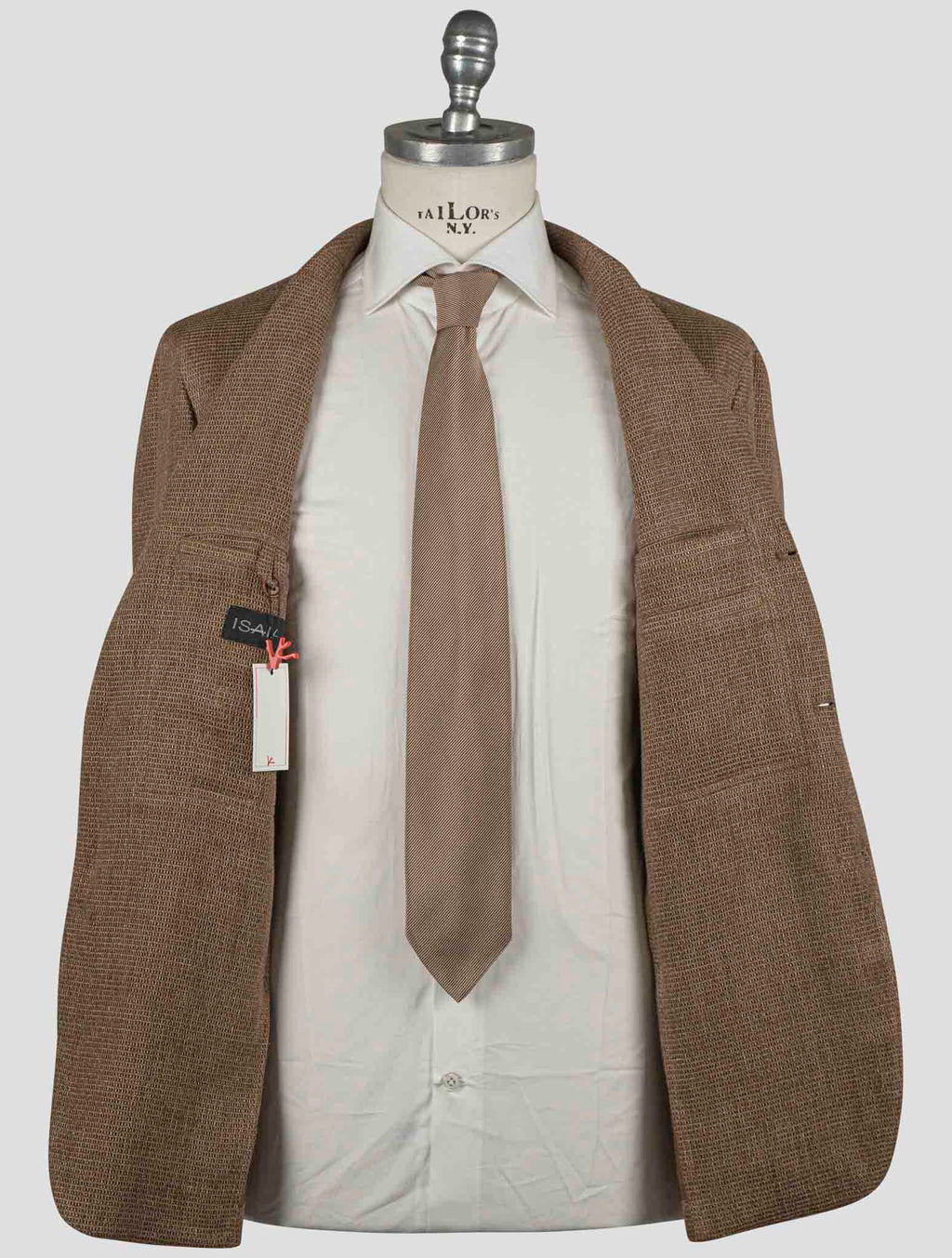 Isaia Beige Linen Blazer