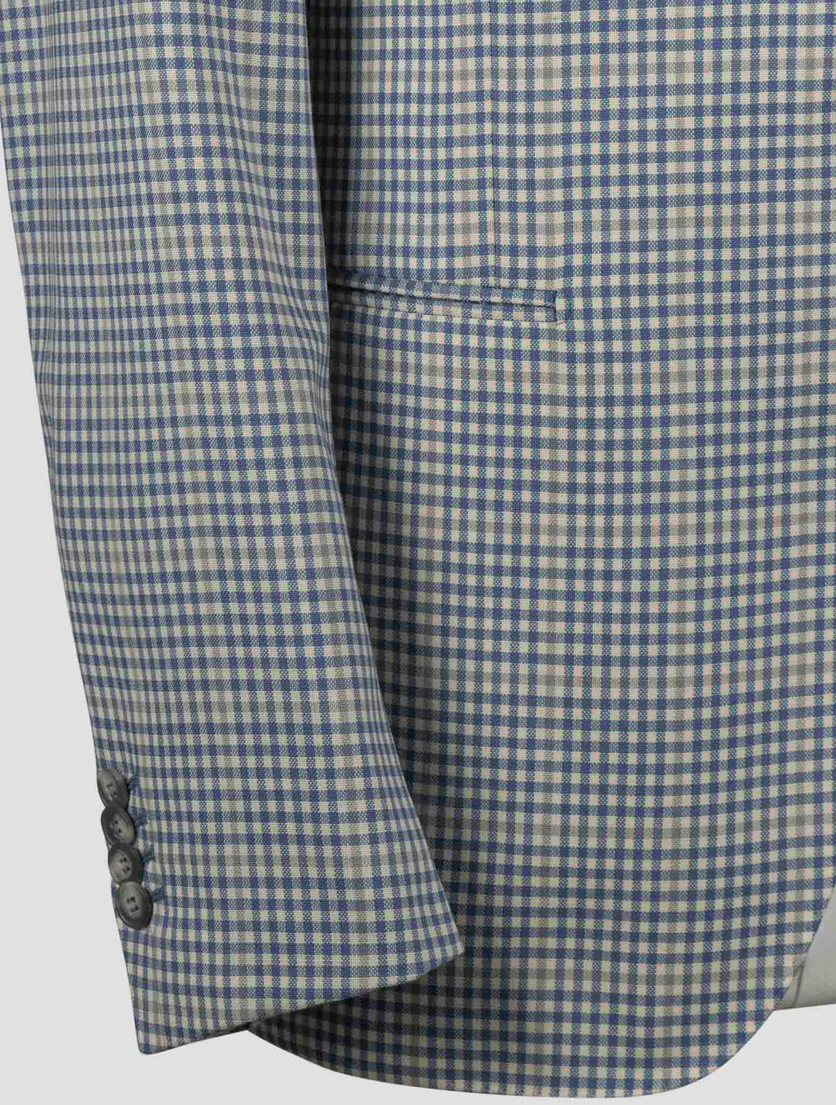 Isaia Multicolor Virgin Wool Blazer