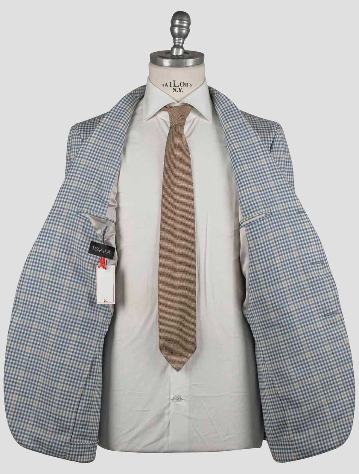 Isaia Multicolor Virgin Wool Blazer