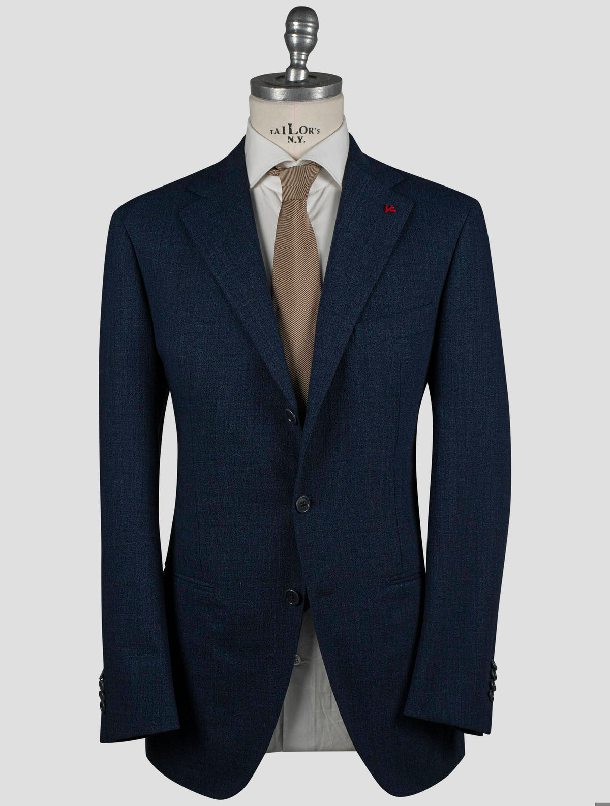 Isaia Blue Virgin Wool Blazer