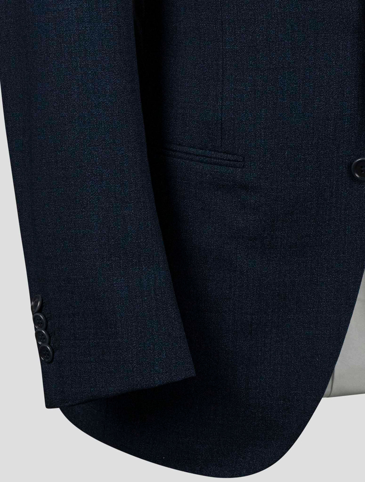Isaia Blue Virgin Wool Blazer