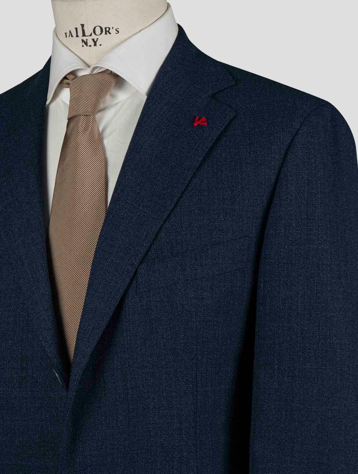 Isaia Blue Virgin Wool Blazer
