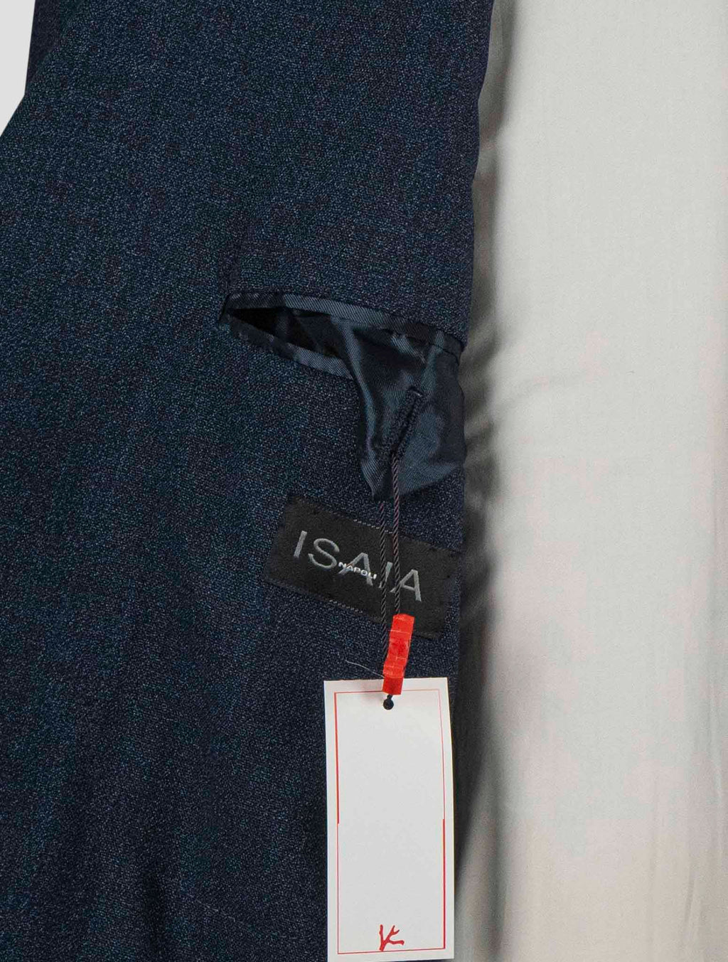 Isaia Blue Virgin Wool Blazer
