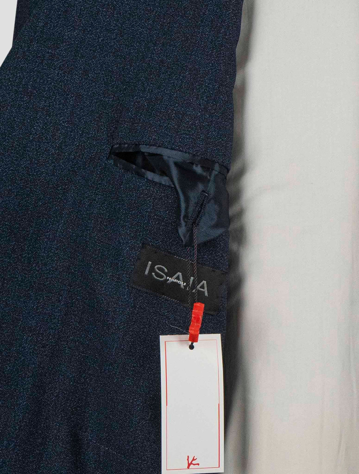 Isaia Blue Virgin Wool Blazer