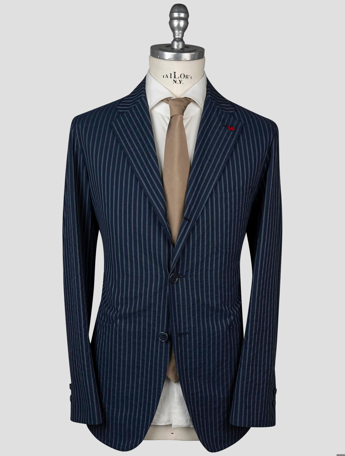 Isaia Blue Cotton Blazer