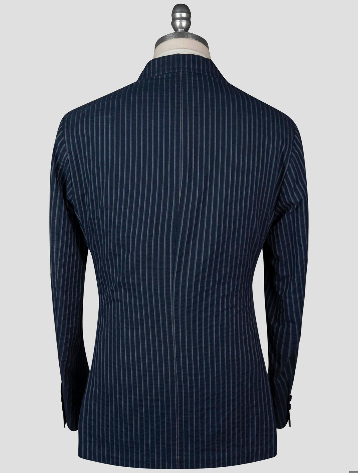 Isaia Blue Cotton Blazer