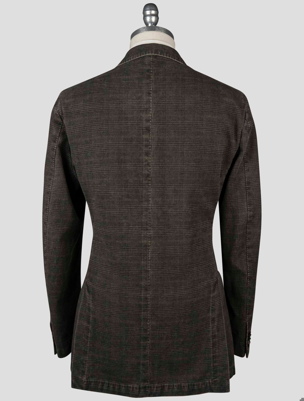 Isaia Brown Cotton Blazer