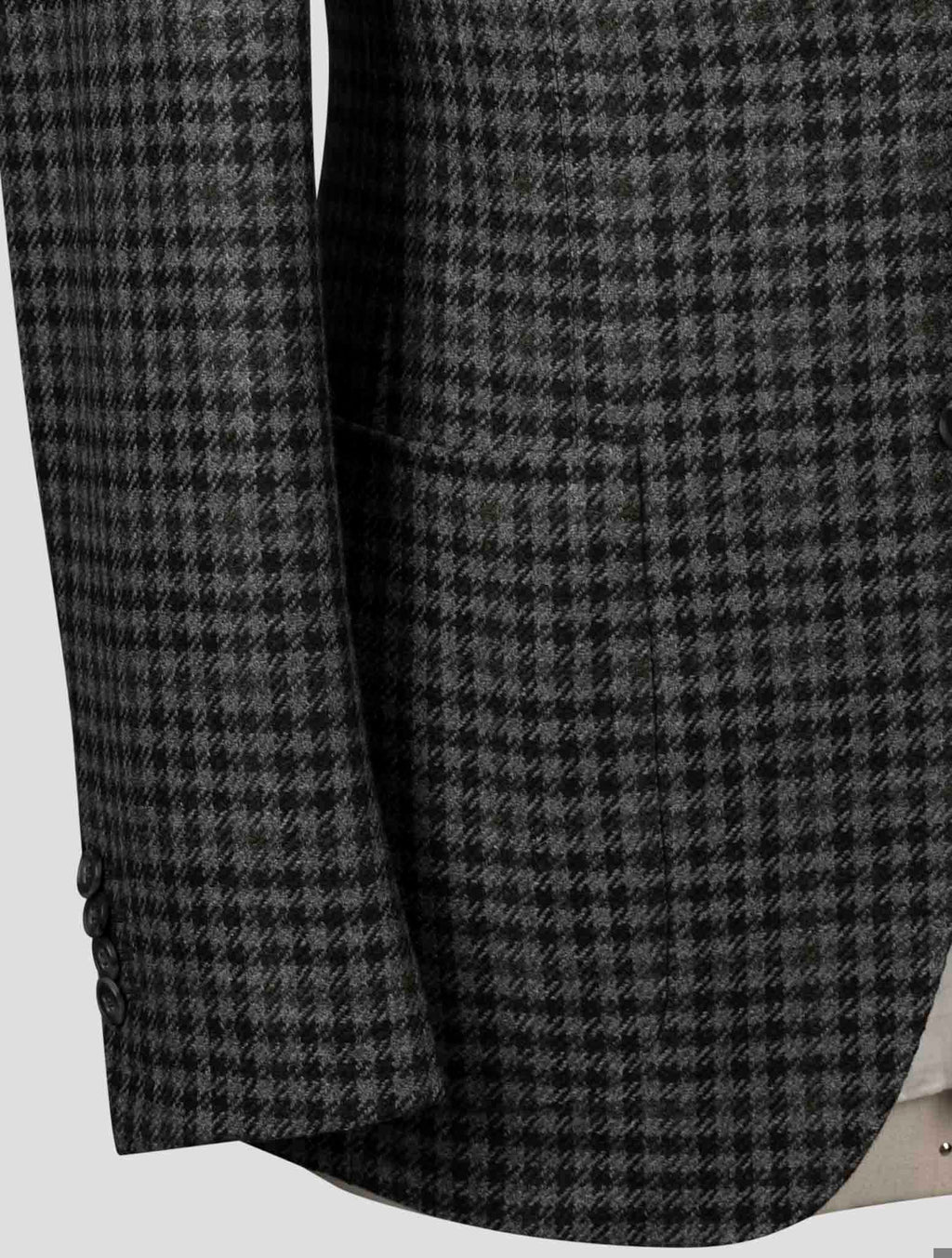 Isaia Multicolor Wool Cashmere Blazer