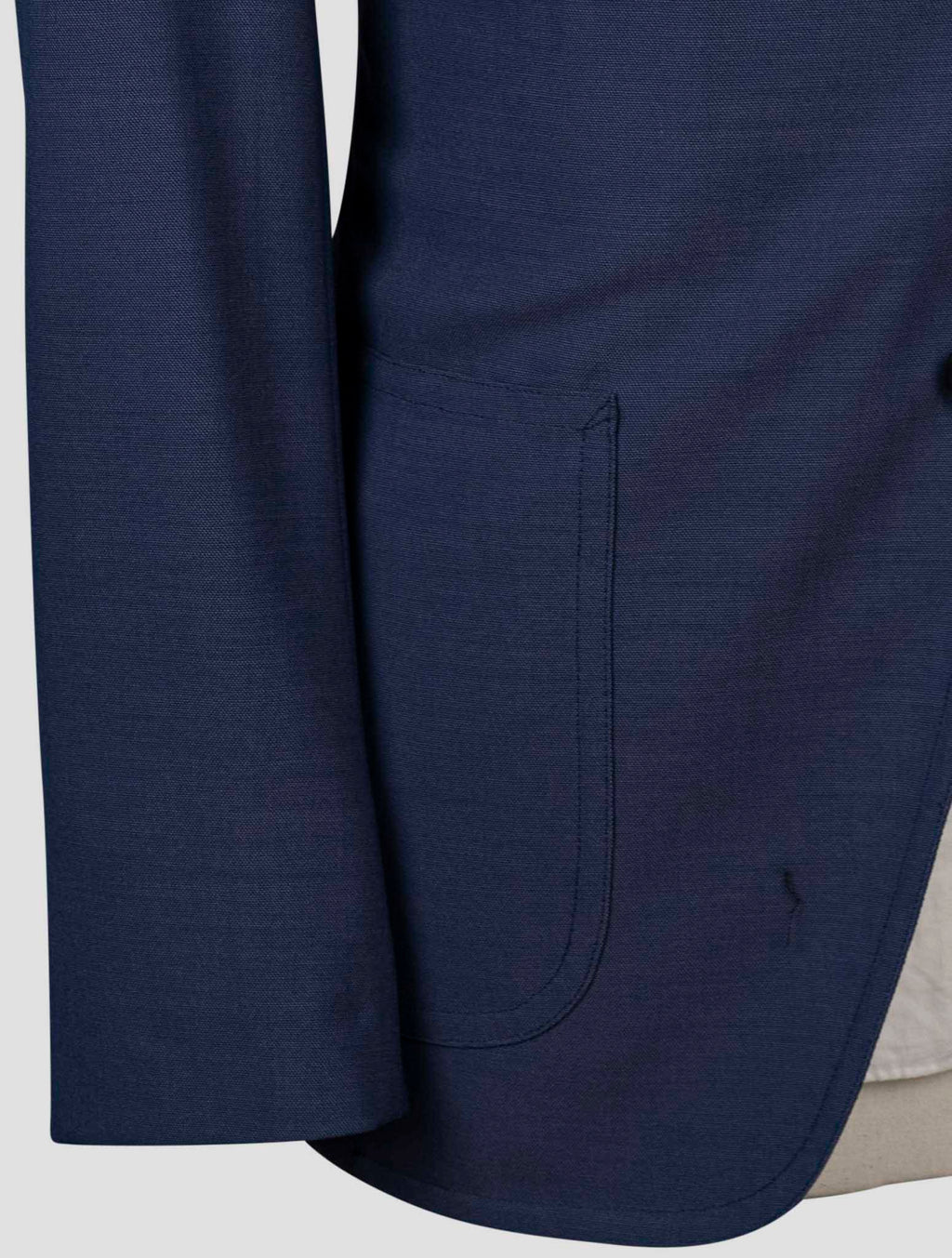 Isaia Blue Virgin Wool Blazer