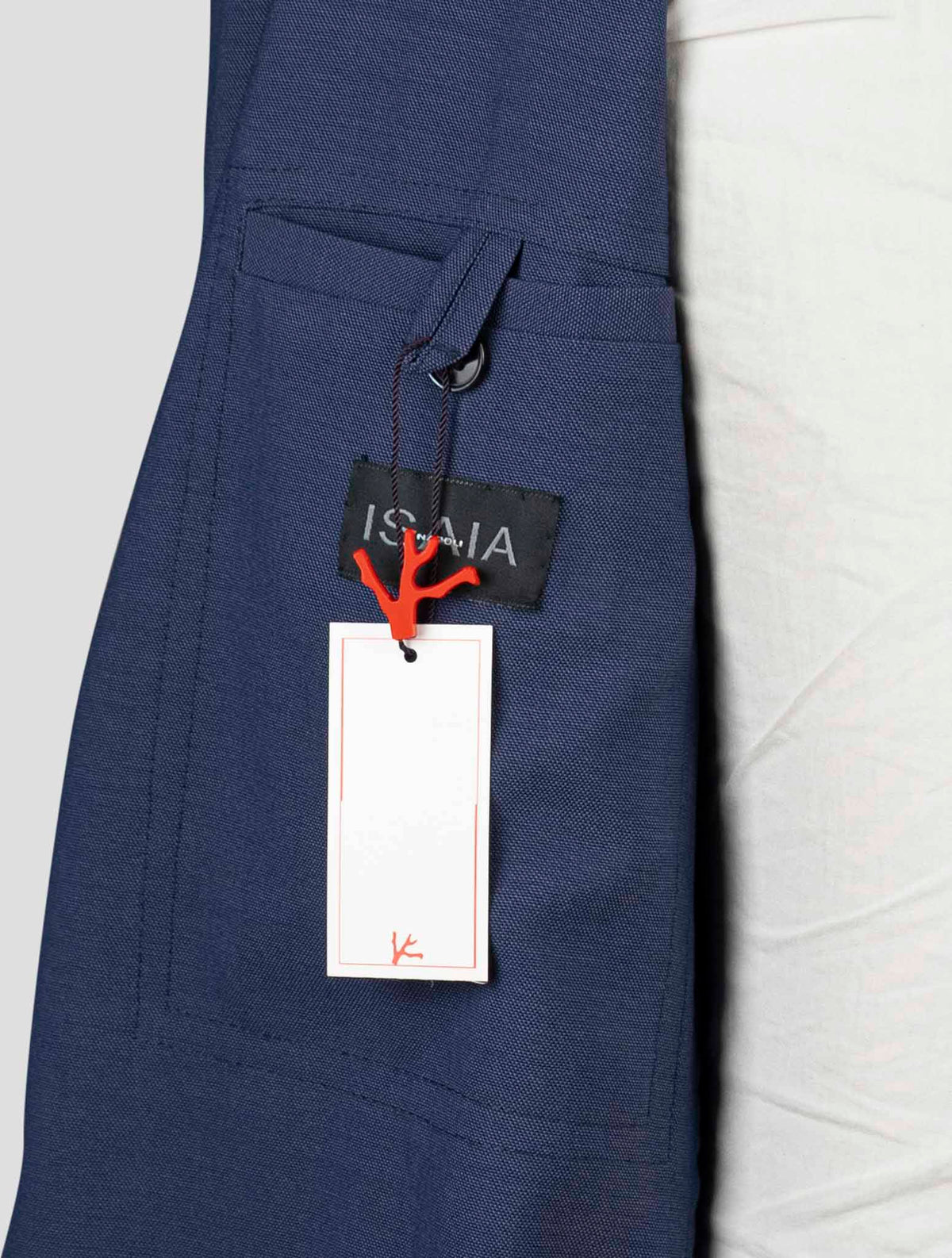 Isaia Blue Virgin Wool Blazer