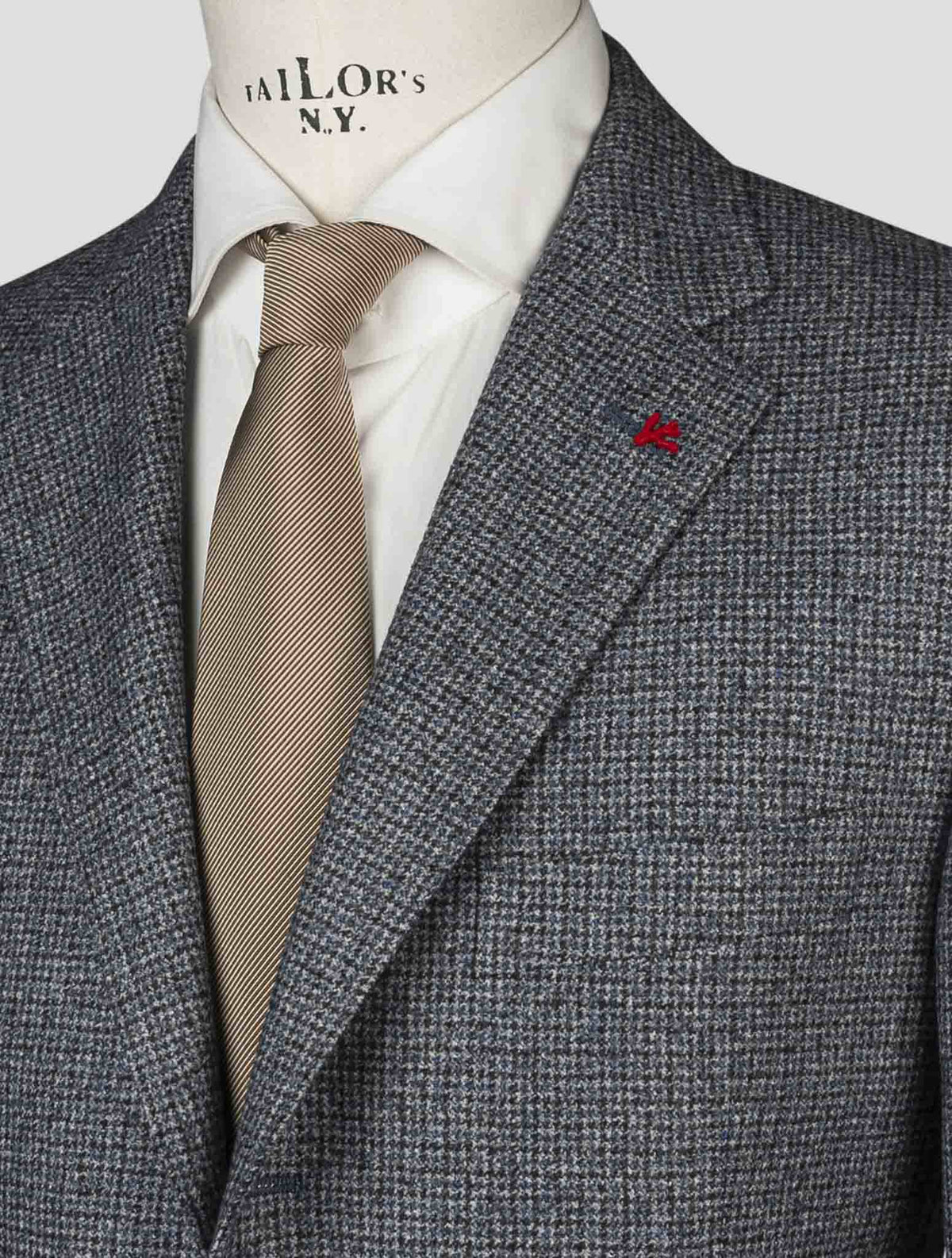 Isaia Multicolor Virgin Wool Blazer