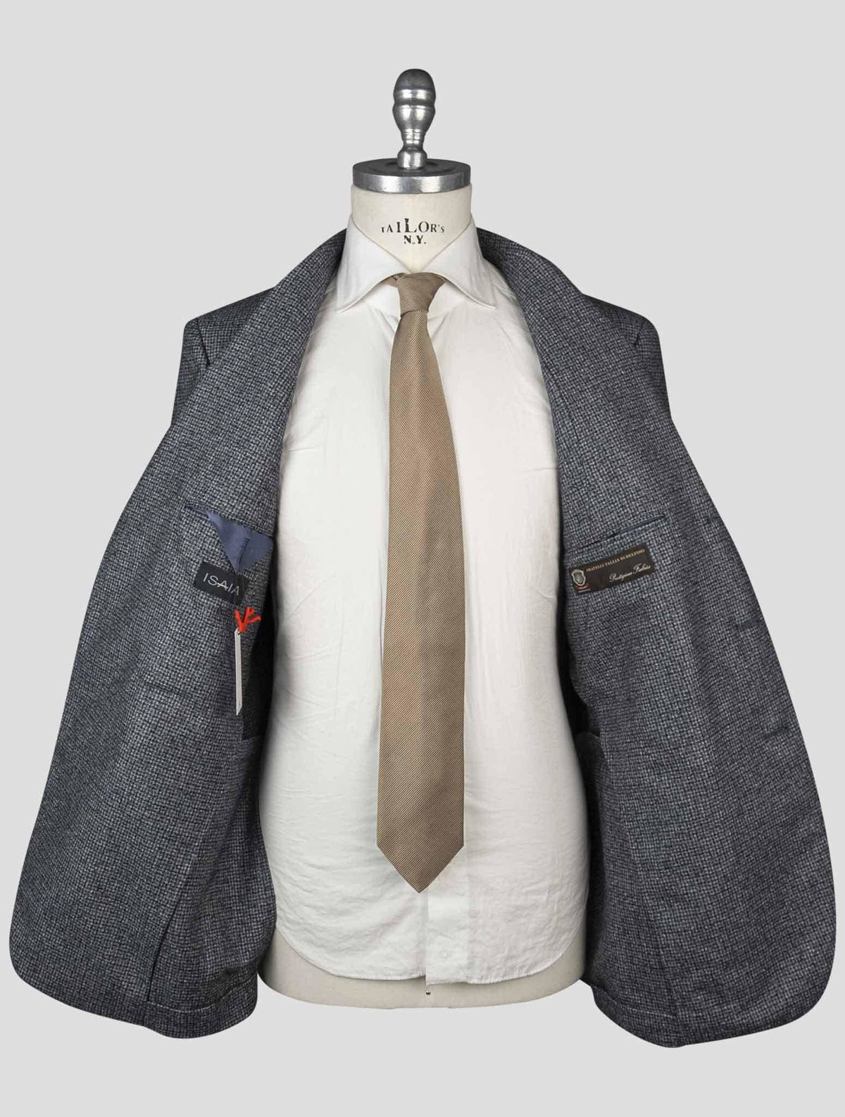Isaia Multicolor Virgin Wool Blazer