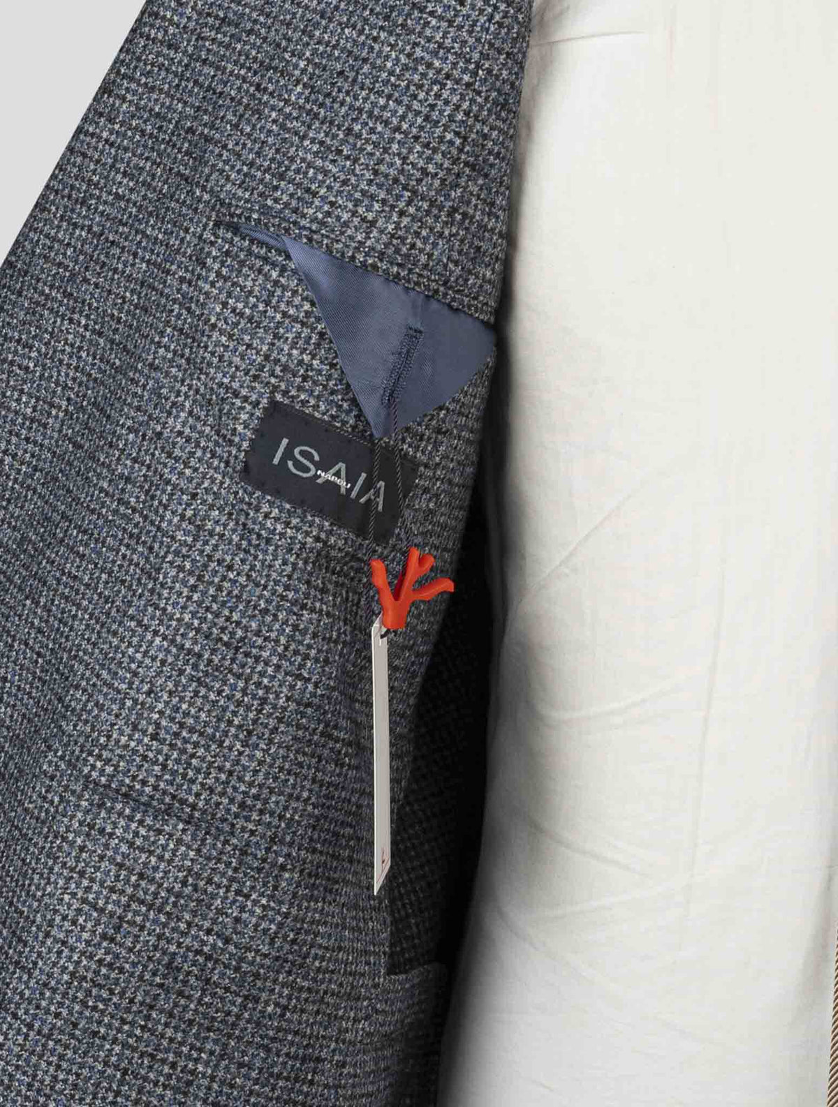 Isaia Multicolor Virgin Wool Blazer