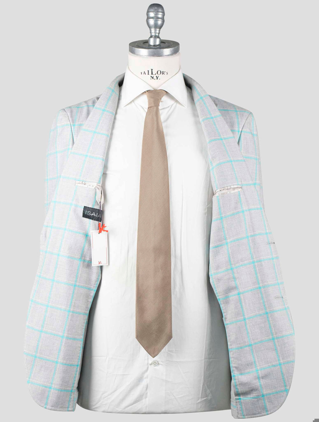 Isaia Multicolor Cotton Blazer
