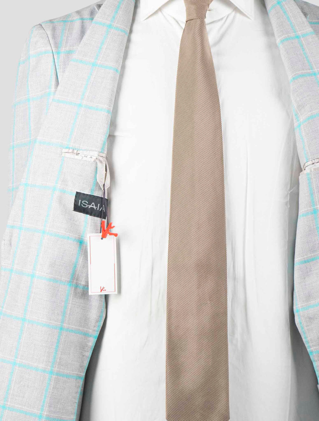 Isaia Multicolor Cotton Blazer