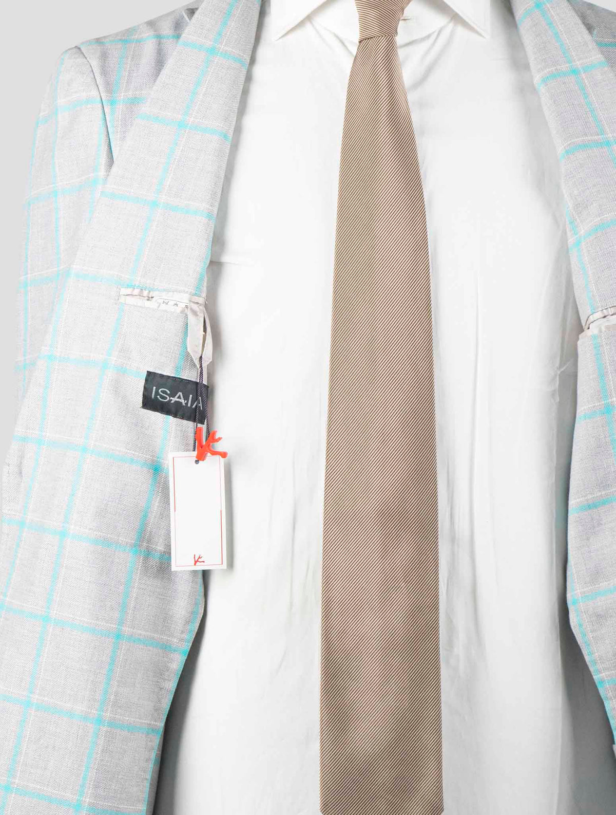 Isaia Multicolor Cotton Blazer