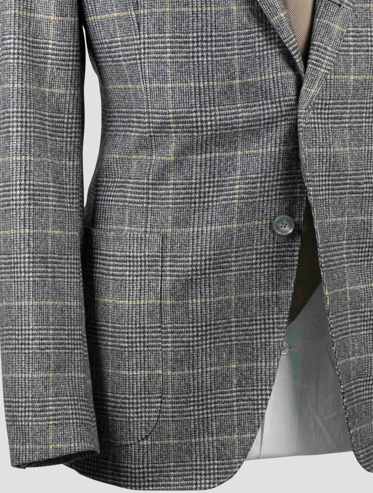 Isaia Multicolor Virgin Wool Blazer