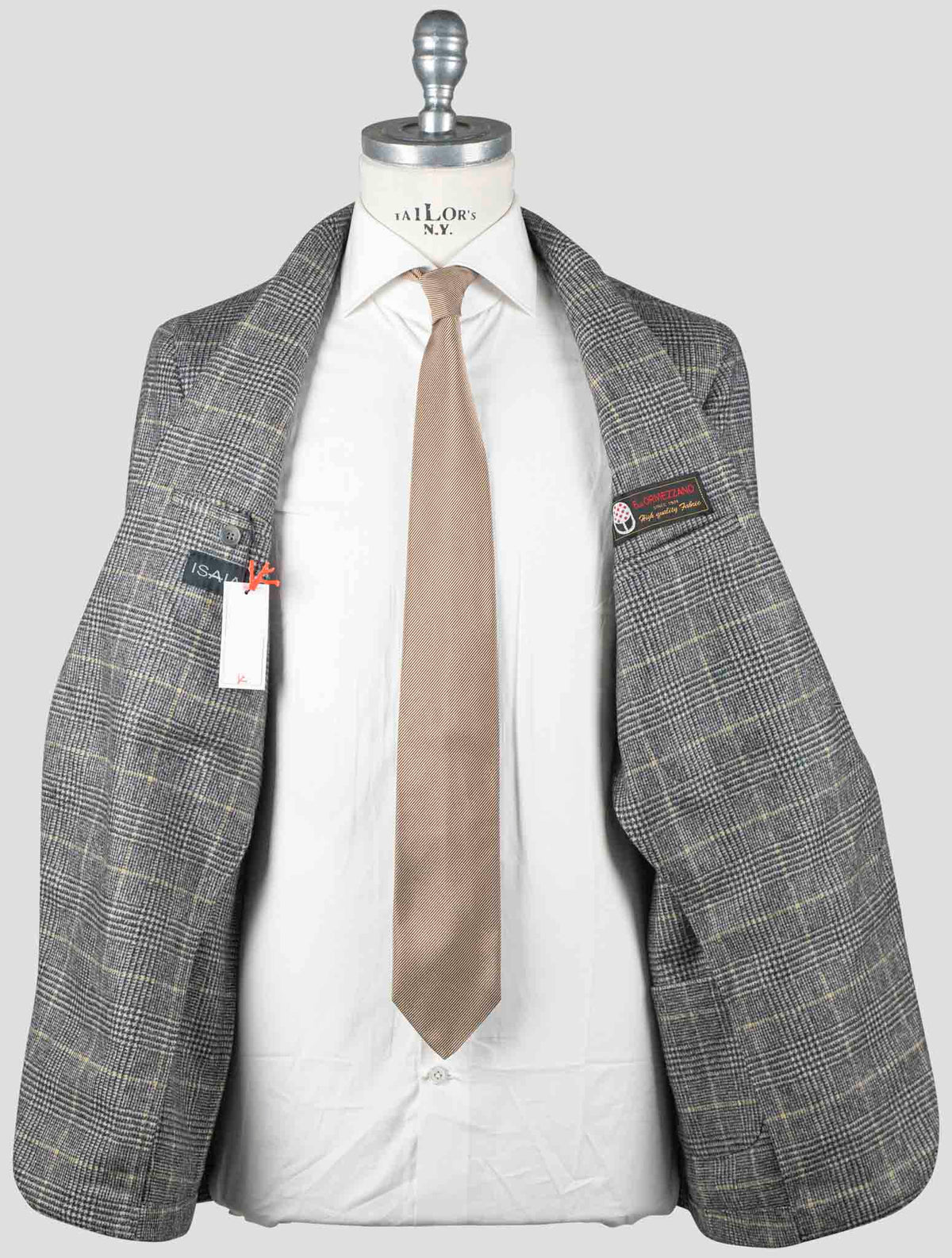 Isaia Multicolor Virgin Wool Blazer