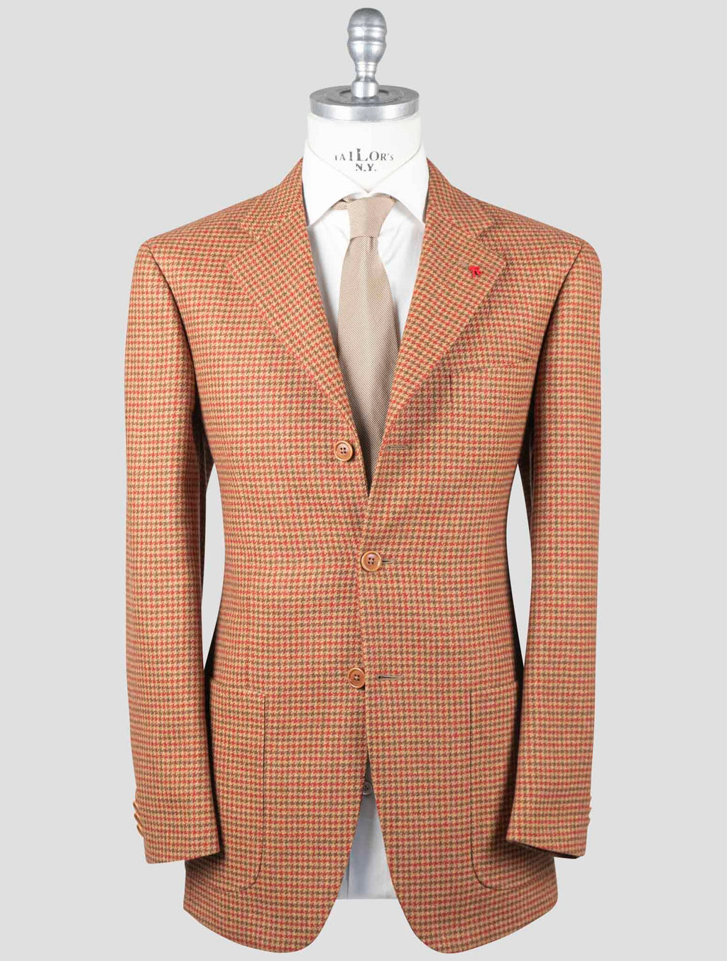 Isaia Multicolor Wool Cashmere Blazer