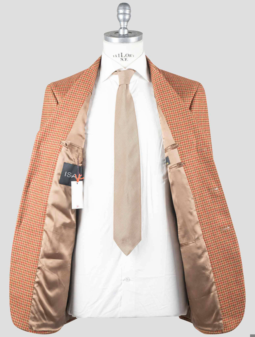 Isaia Multicolor Wool Cashmere Blazer