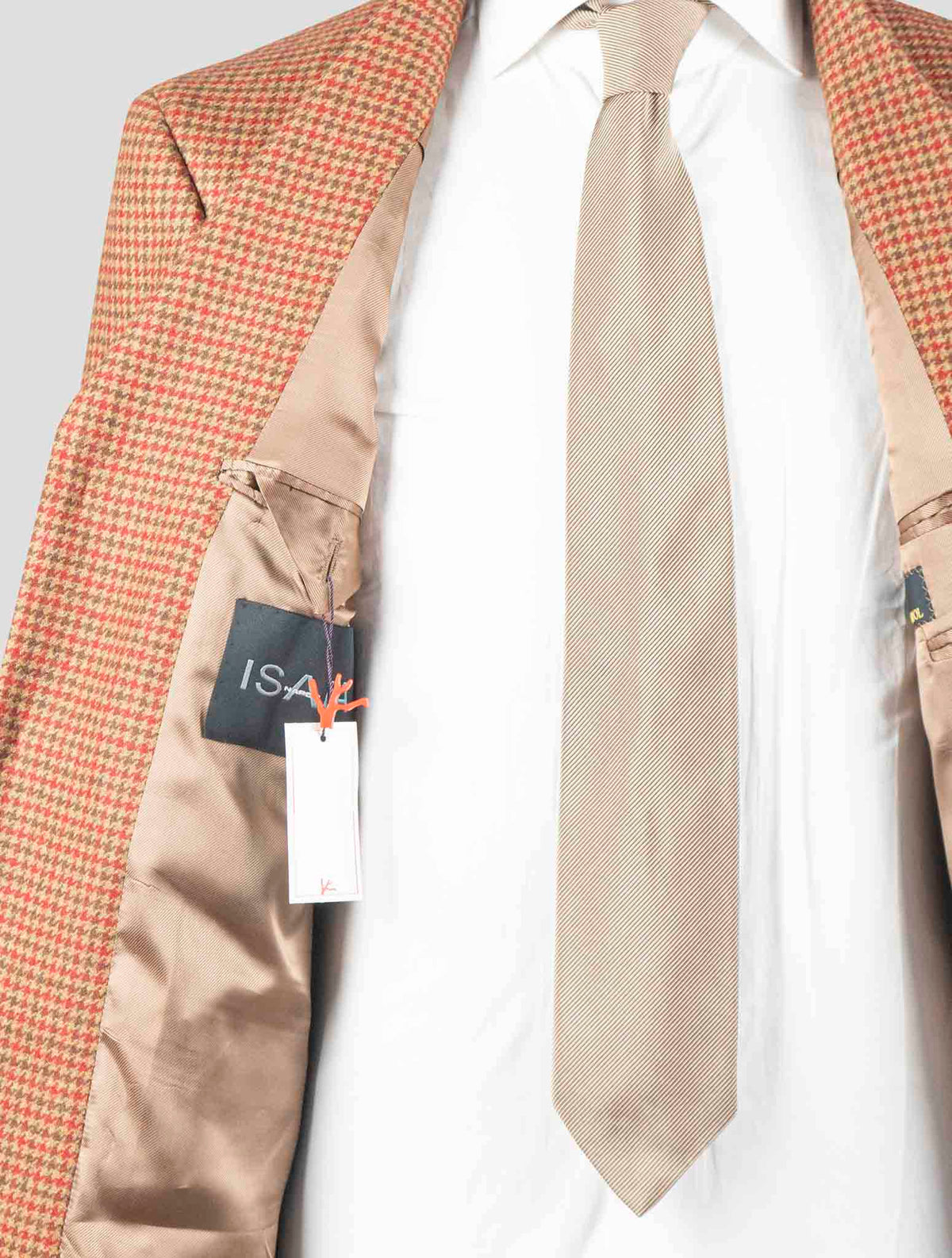 Isaia Multicolor Wool Cashmere Blazer