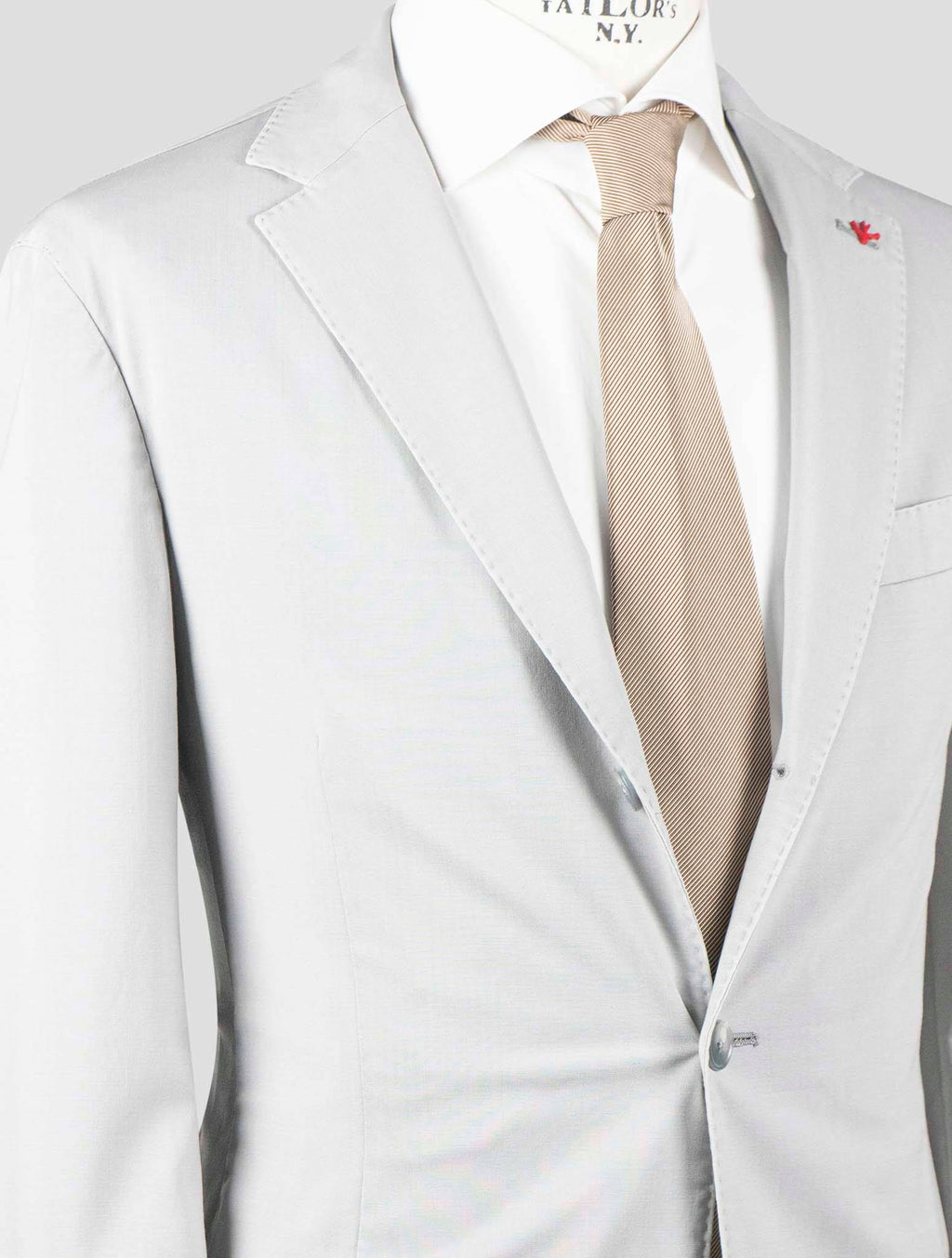 Isaia Gray Wool Ea Blazer