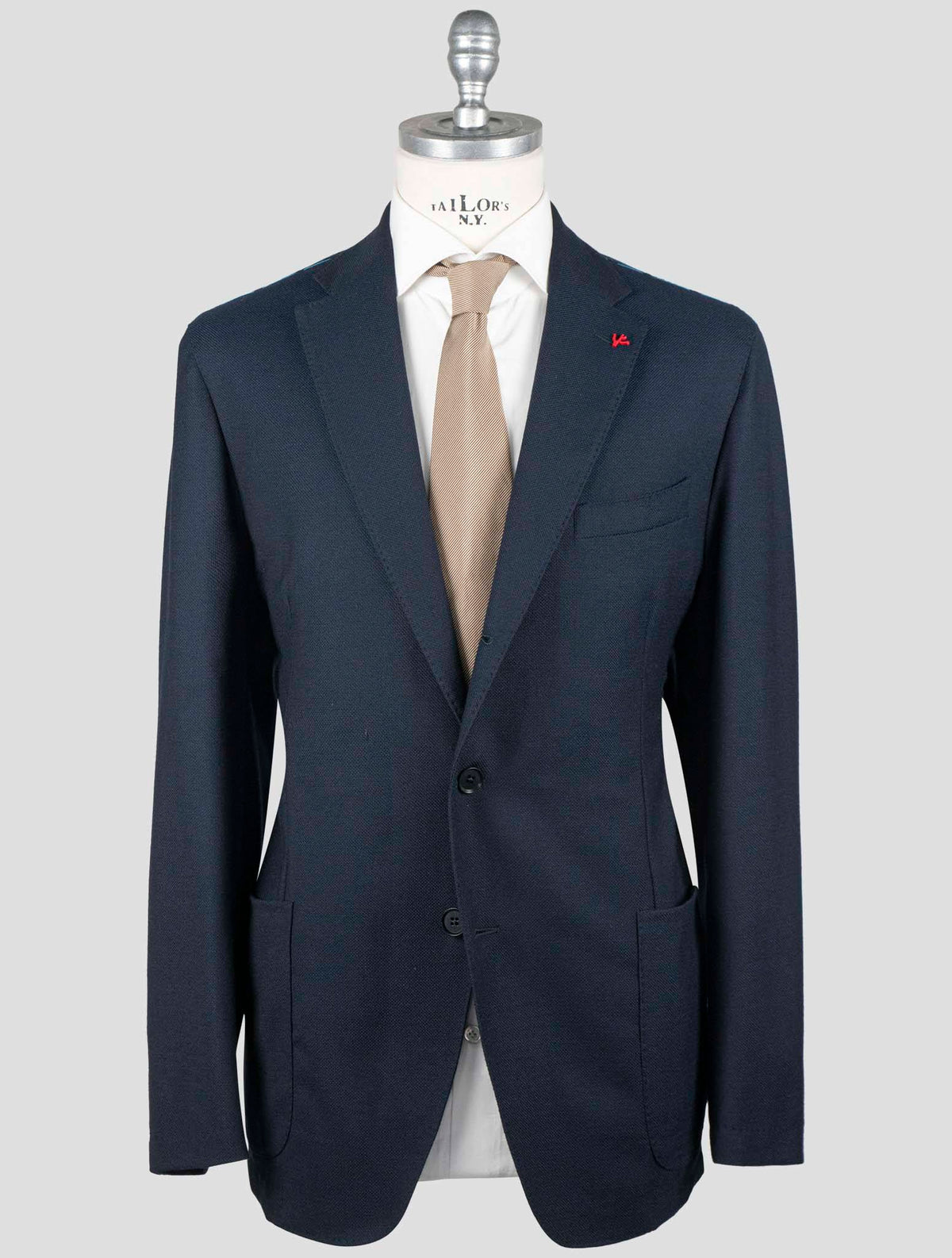 Isaia Blue Virgin Wool Blazer