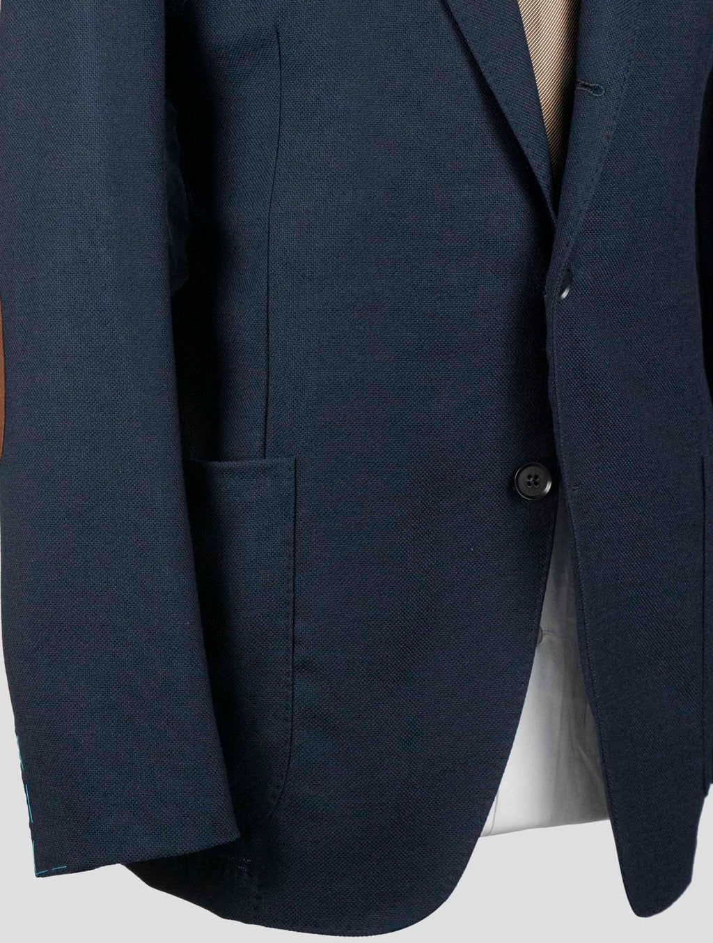 Isaia Blue Virgin Wool Blazer