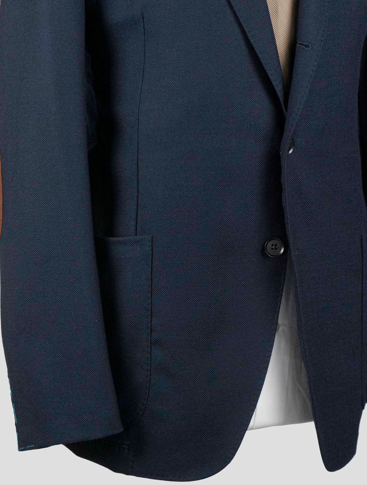 Isaia Blue Virgin Wool Blazer