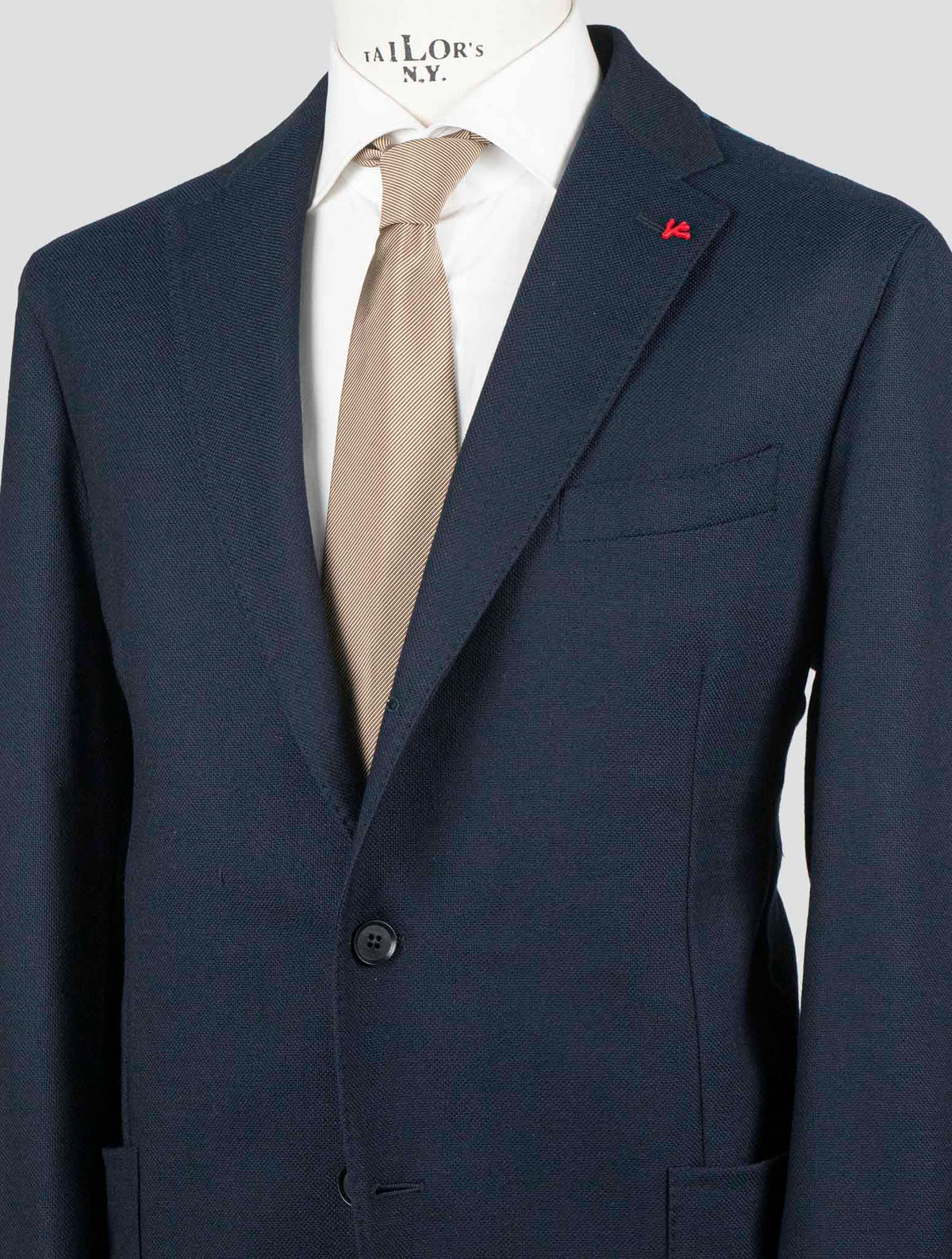 Isaia Blue Virgin Wool Blazer