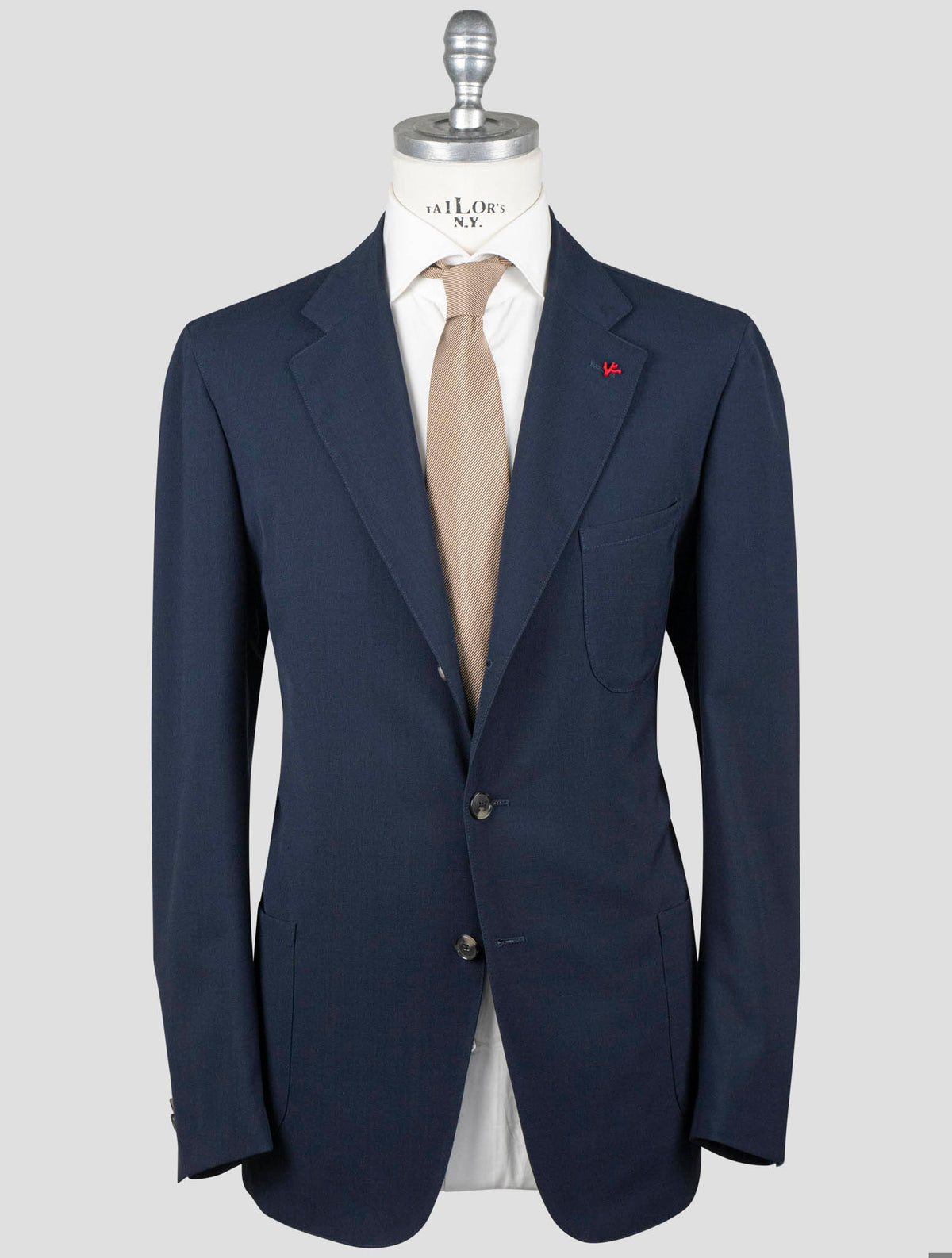 Isaia Isaia Dark Blue Virgin Wool Blazer Dark Blue 000