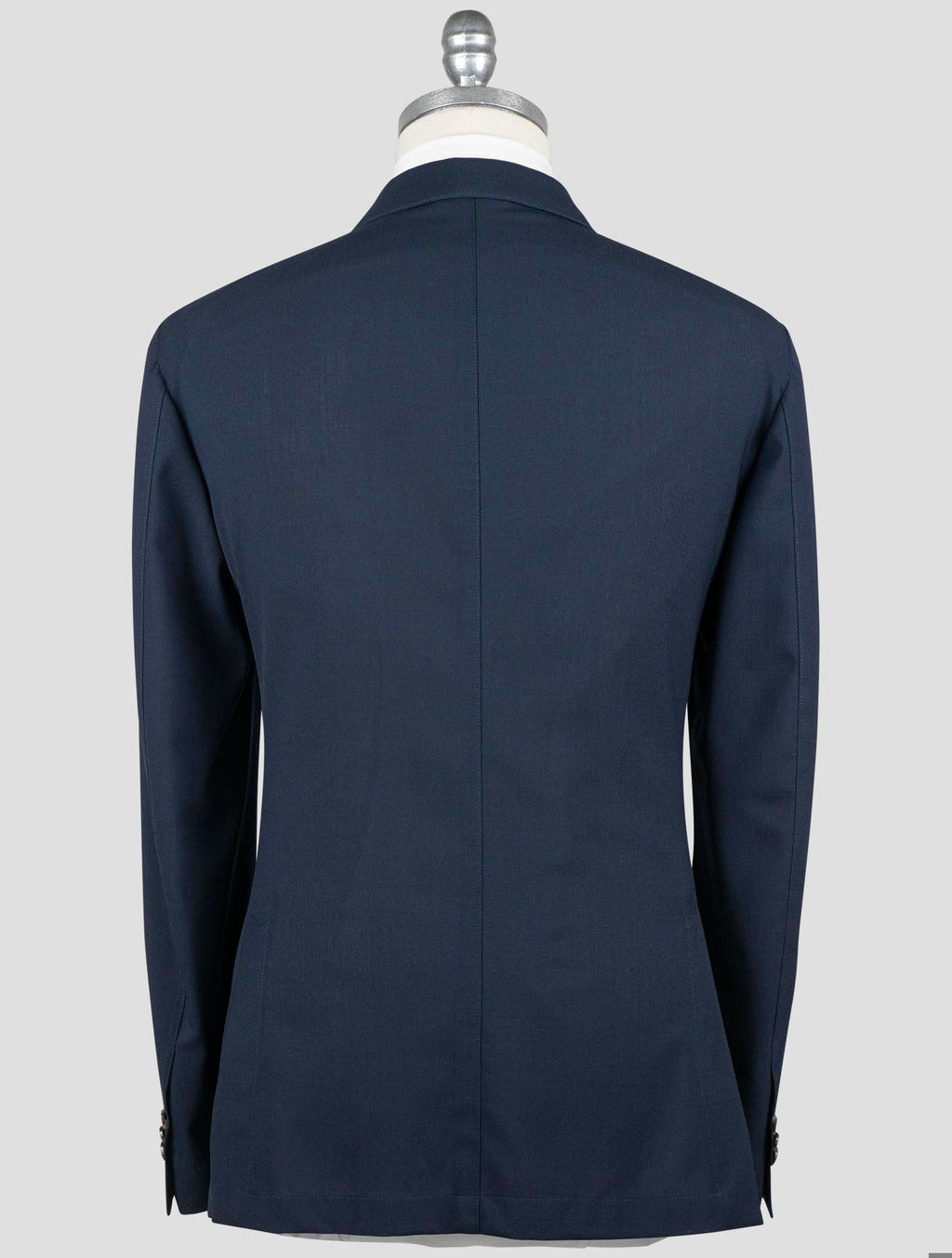 Isaia Dark Blue Virgin Wool Blazer