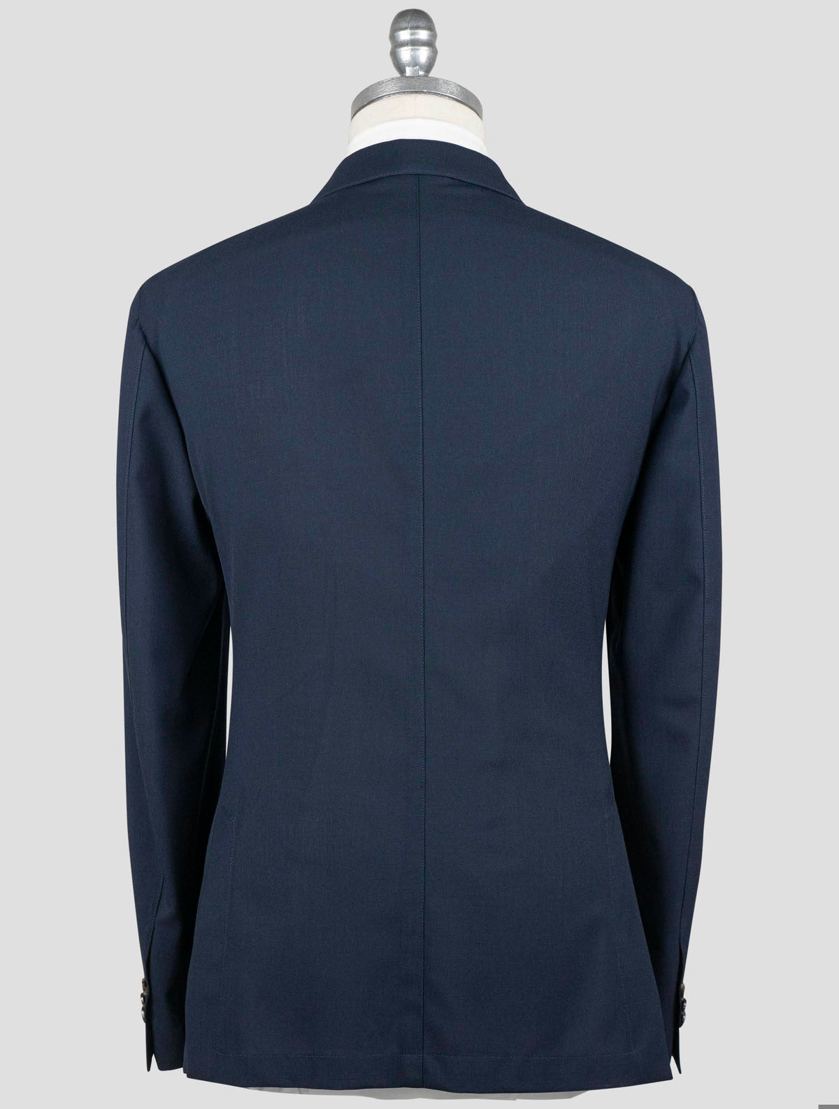 Isaia Dark Blue Virgin Wool Blazer
