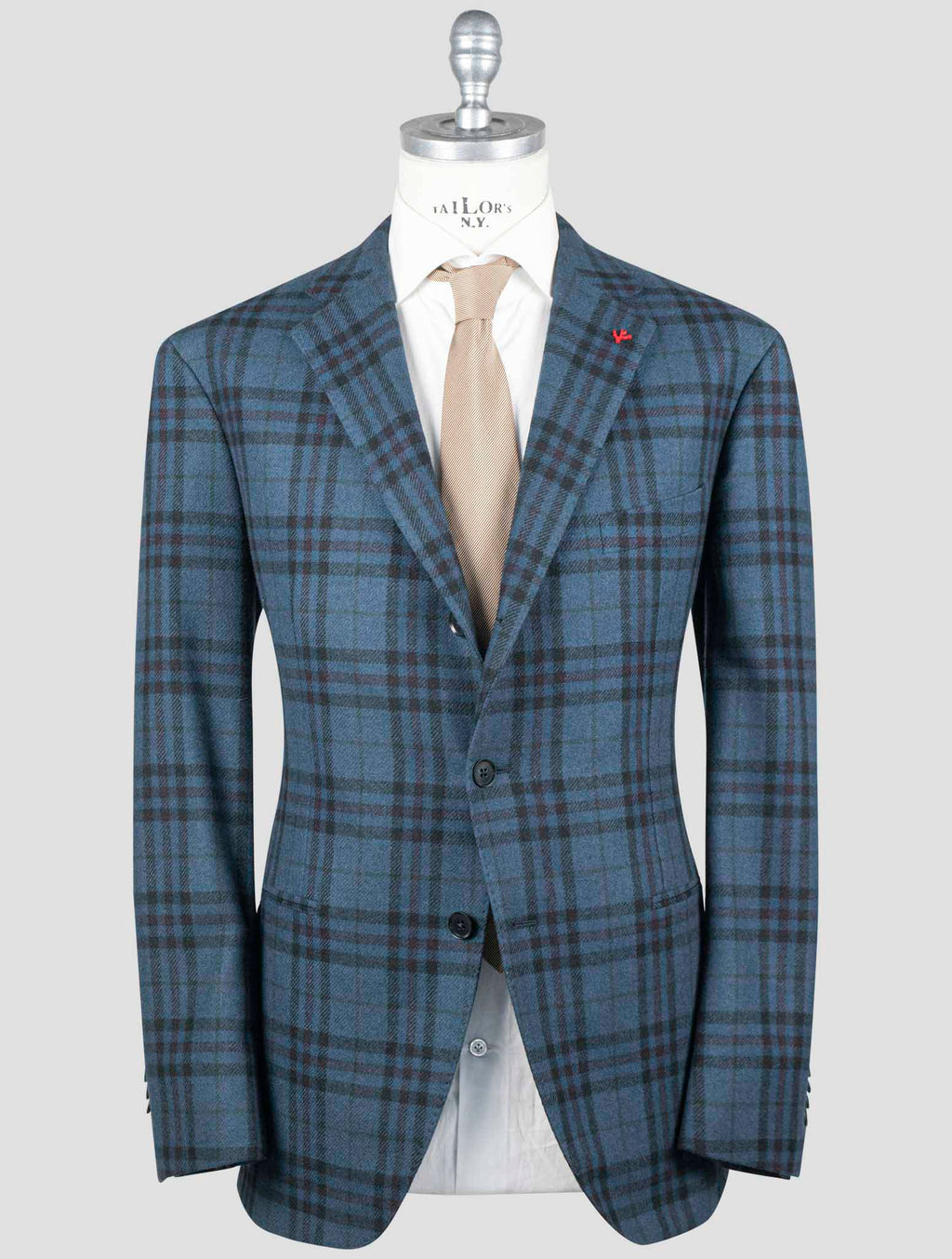 Isaia Multicolor Virgin Wool Blazer
