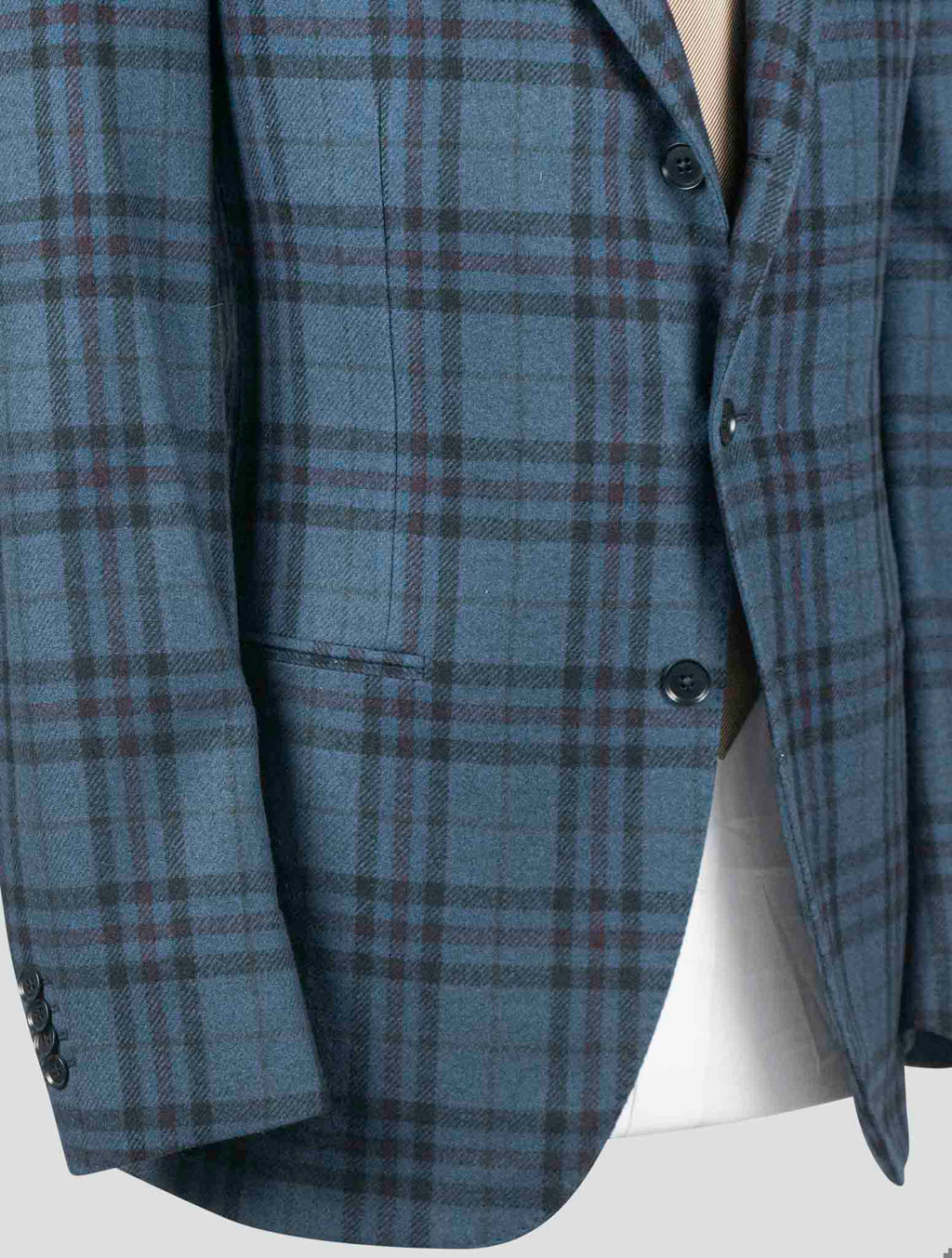 Isaia Multicolor Virgin Wool Blazer