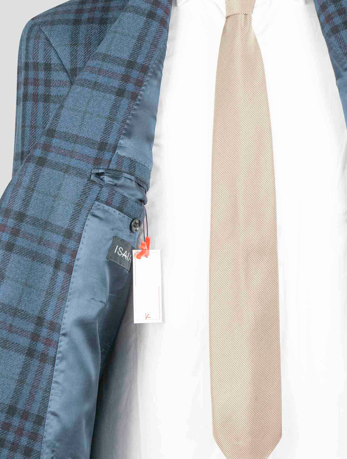 Isaia Multicolor Virgin Wool Blazer