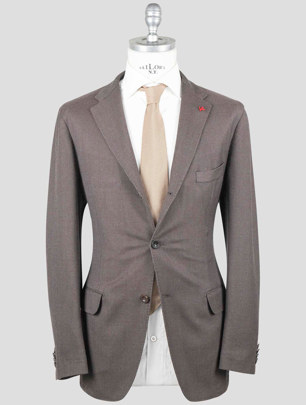 Isaia Brown Virgin Wool Blazer