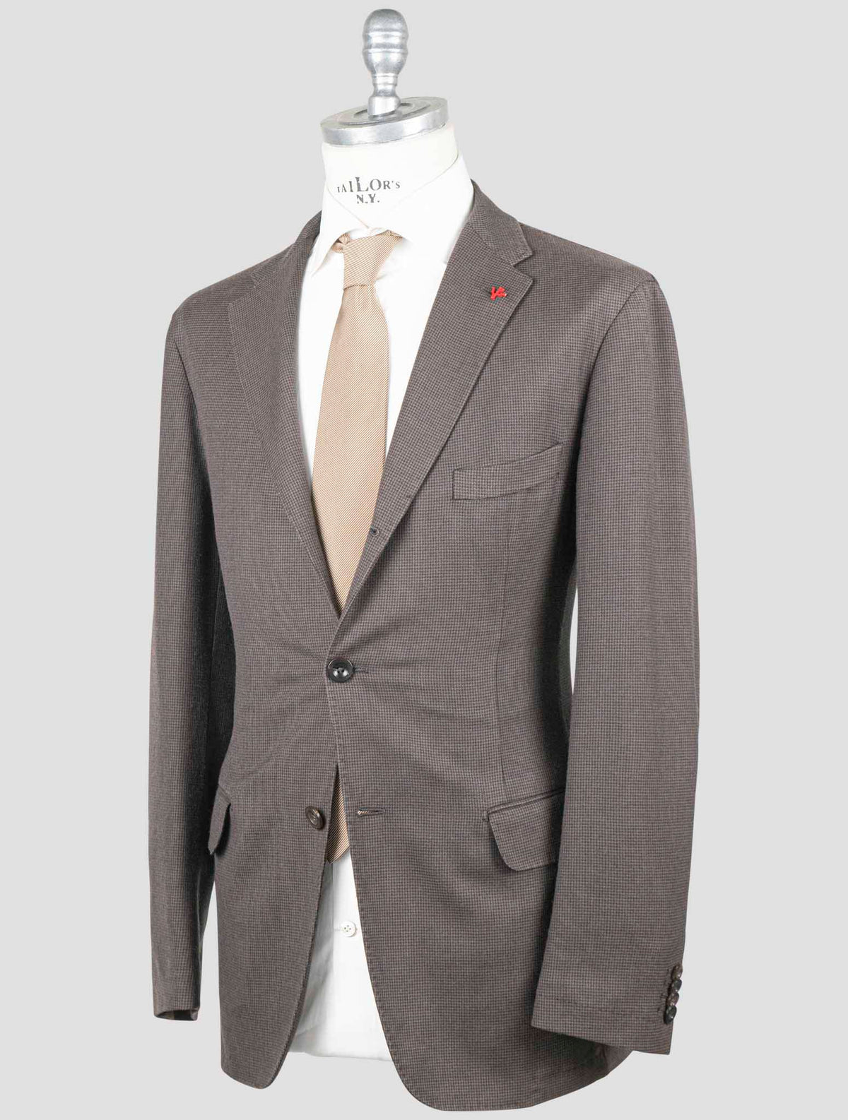 Isaia Brown Virgin Wool Blazer