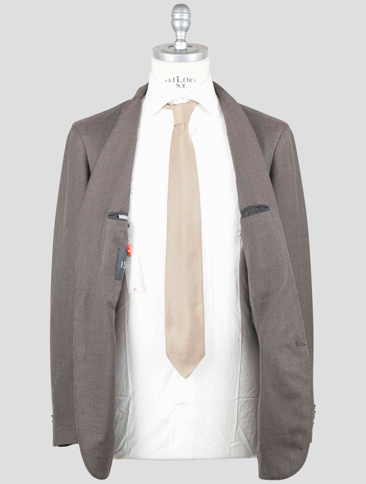 Isaia Brown Virgin Wool Blazer