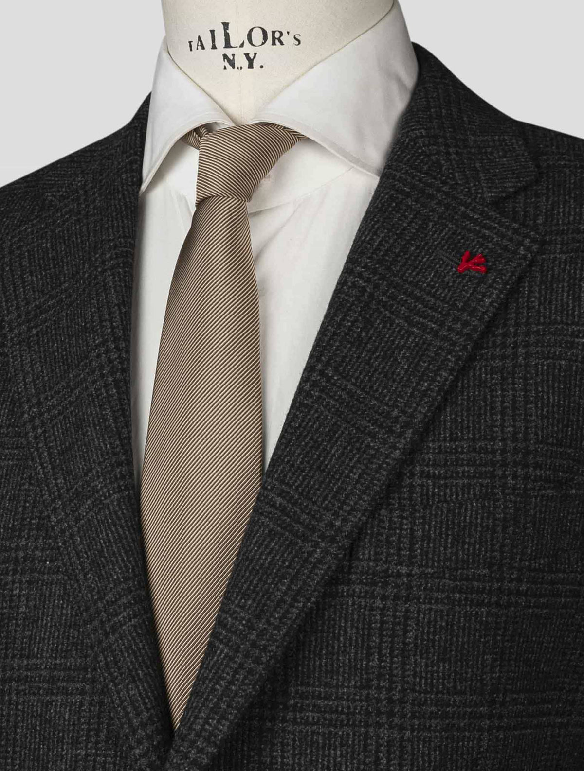 Isaia Brown Virgin Wool Blazer